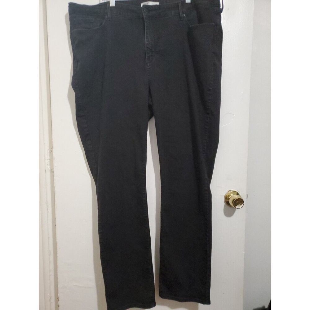 Signature By Levi Strauss & Co. Stretch Straight Leg Jeans Size W 42 x L 32.5